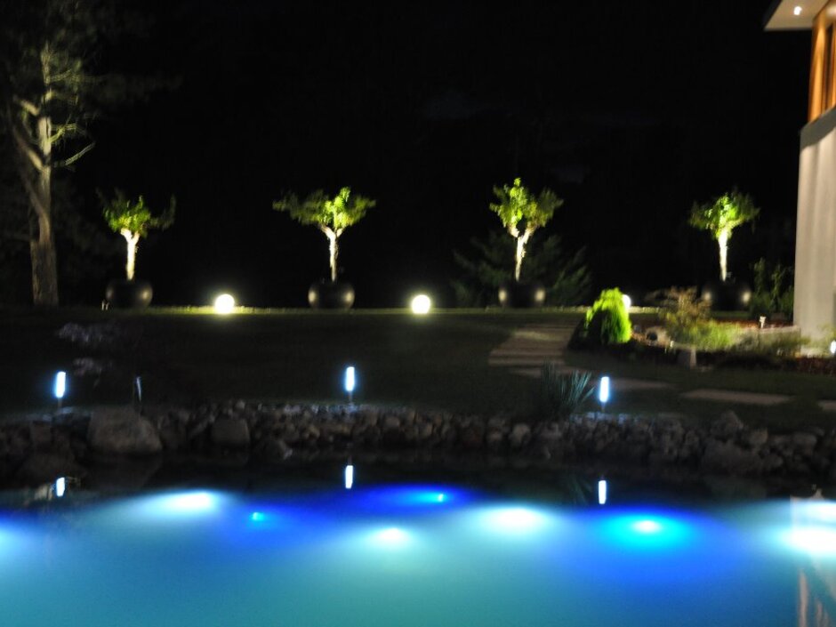Licht, Garten, Beleuchtung, Schwimmbad, Pool, Terrasse,