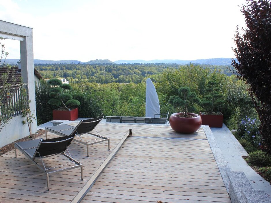 Holz, Holzdeck, Garten, Umänderung, Pool, Sitzplatz