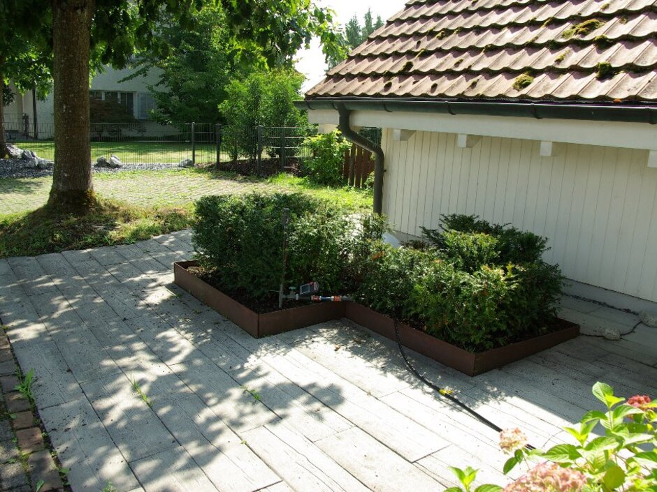 Bepflanzung, Pflanzen, Garten, Tröge, Pflanzgefässe,